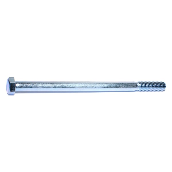 Midwest Fastener Grade 2, 1/2"-13 Hex Head Cap Screw, Zinc Plated Steel, 8 in L, 25 PK 00117 - main
